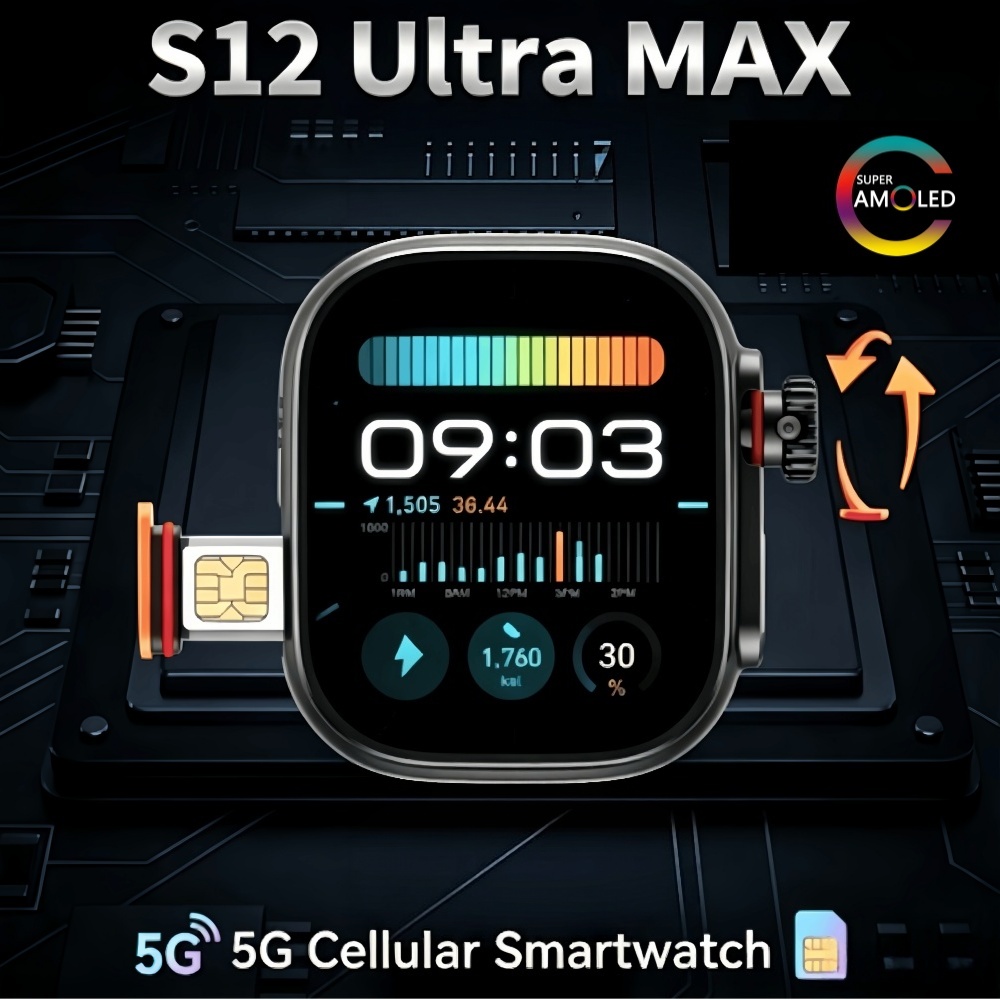 Electronics Quiz - สมาร์ทวอทช์รุ่น Global Version Android 12.0 S12