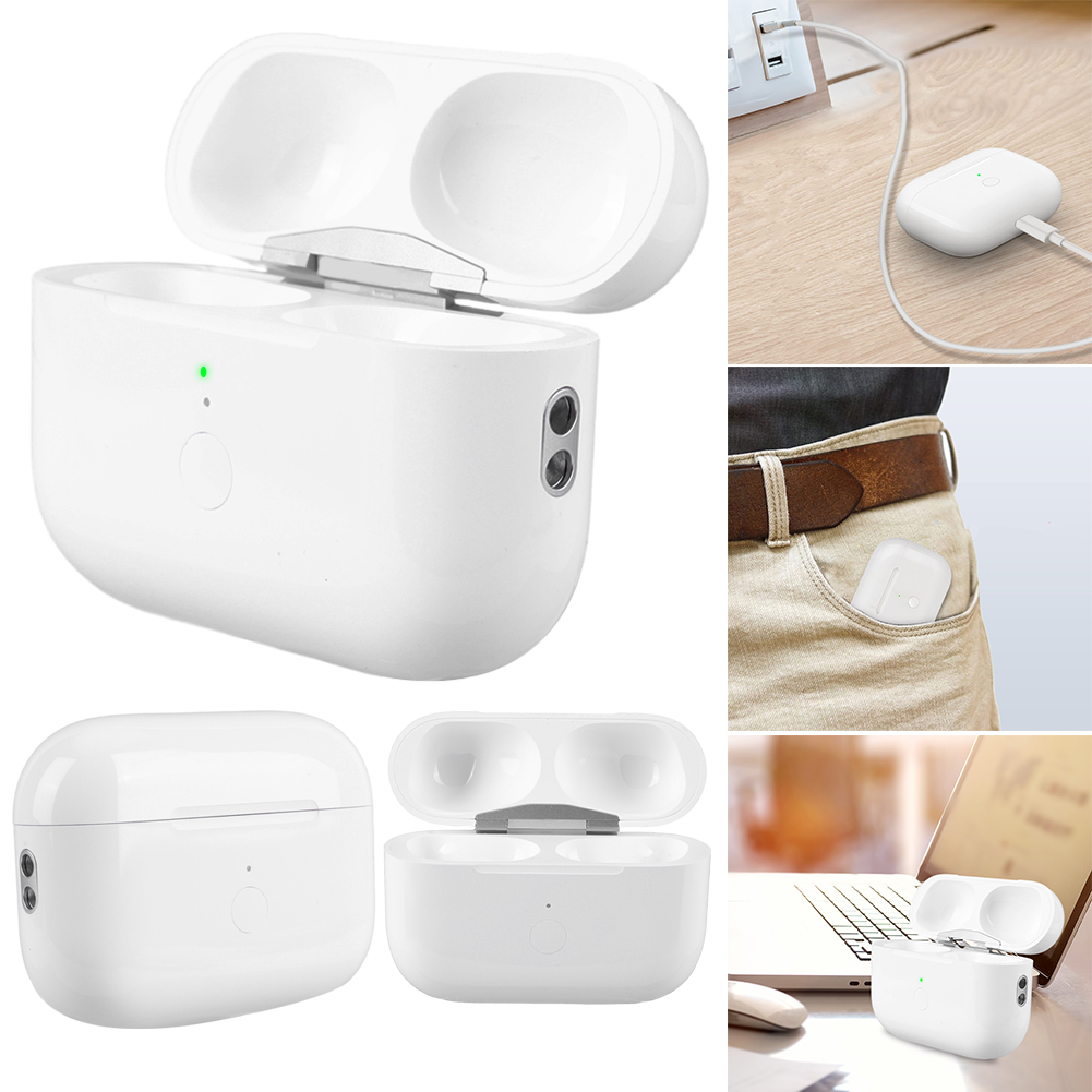 Portable Wifi Hotspot - เคสชาร์จไร้สาย 450mAh เคสชาร์จไร้สายพร้อมปุ่มซิงค์การจับคู่ที่รองรับ Bluetooth สําหรับ AirPods