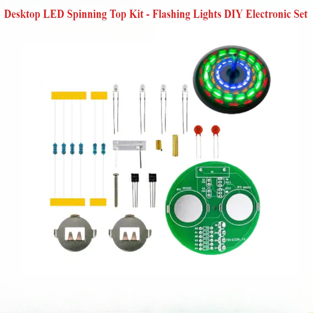 Electronics And Gadgets P - ชุดจอแสดงผล LED หมุนวิเศษ - การฝึกบัดกรี DIY