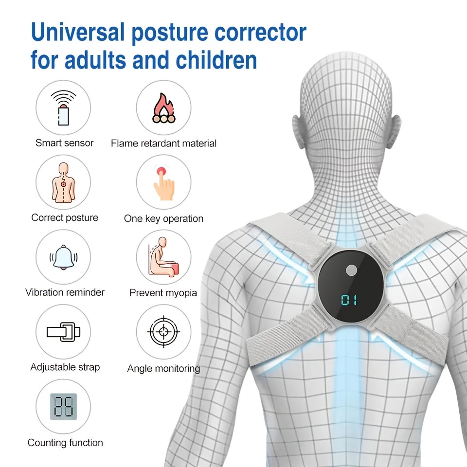 เครื่องปรับท่าทางแบบชาร์จไฟผ่า - Smart Posture Sensor บทวิจารณ์และราคา