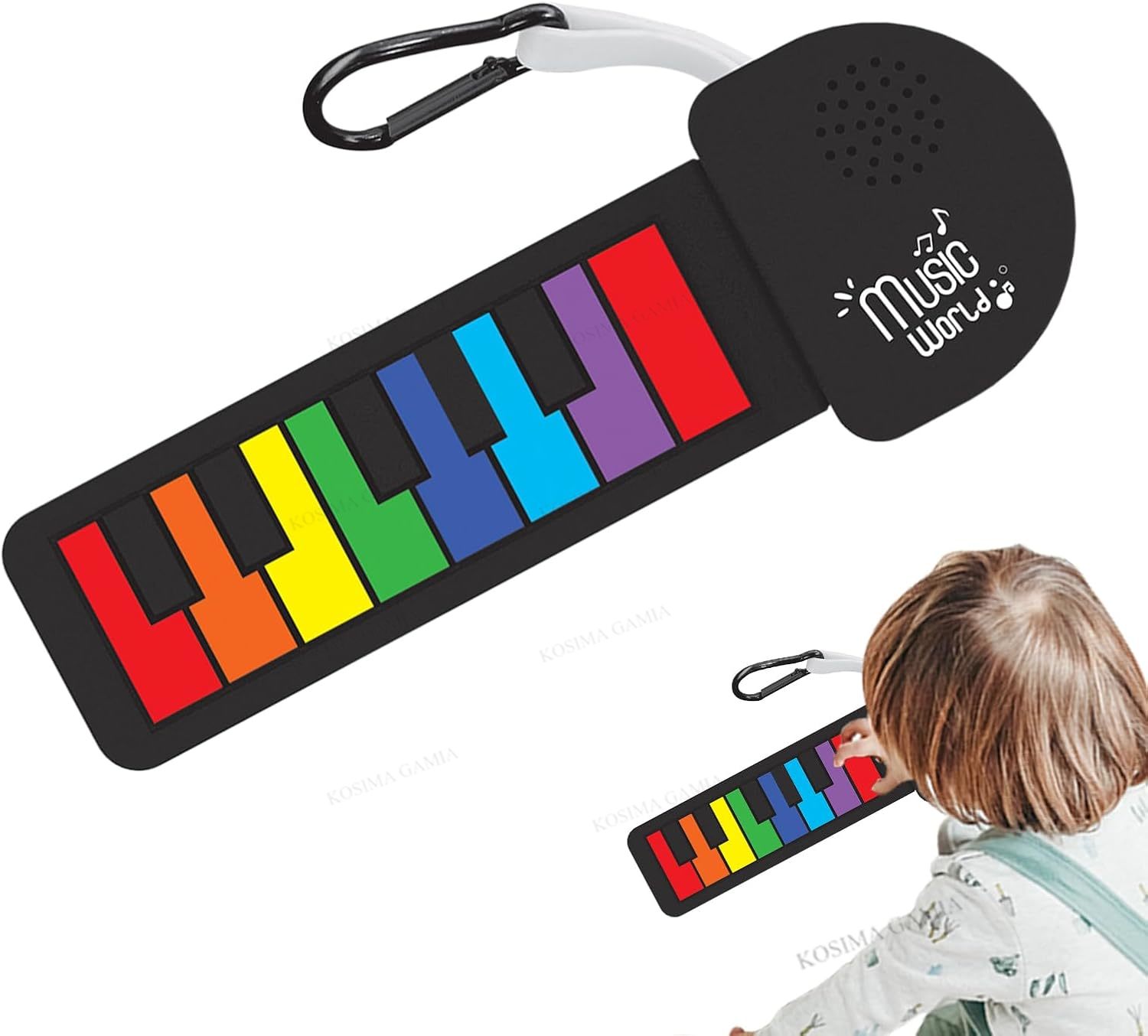 เปียโนอิเล็กทรอนิกส์แบบม้วนเก็ - Unique Electronics Gadgets บทวิจารณ์และราคา