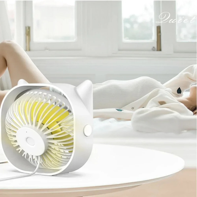 พัดลมมินิยูเอสบี พัดลมตั้งโต๊ะ - Smart Electronics Gadgets For Home บทวิจารณ์และราคา