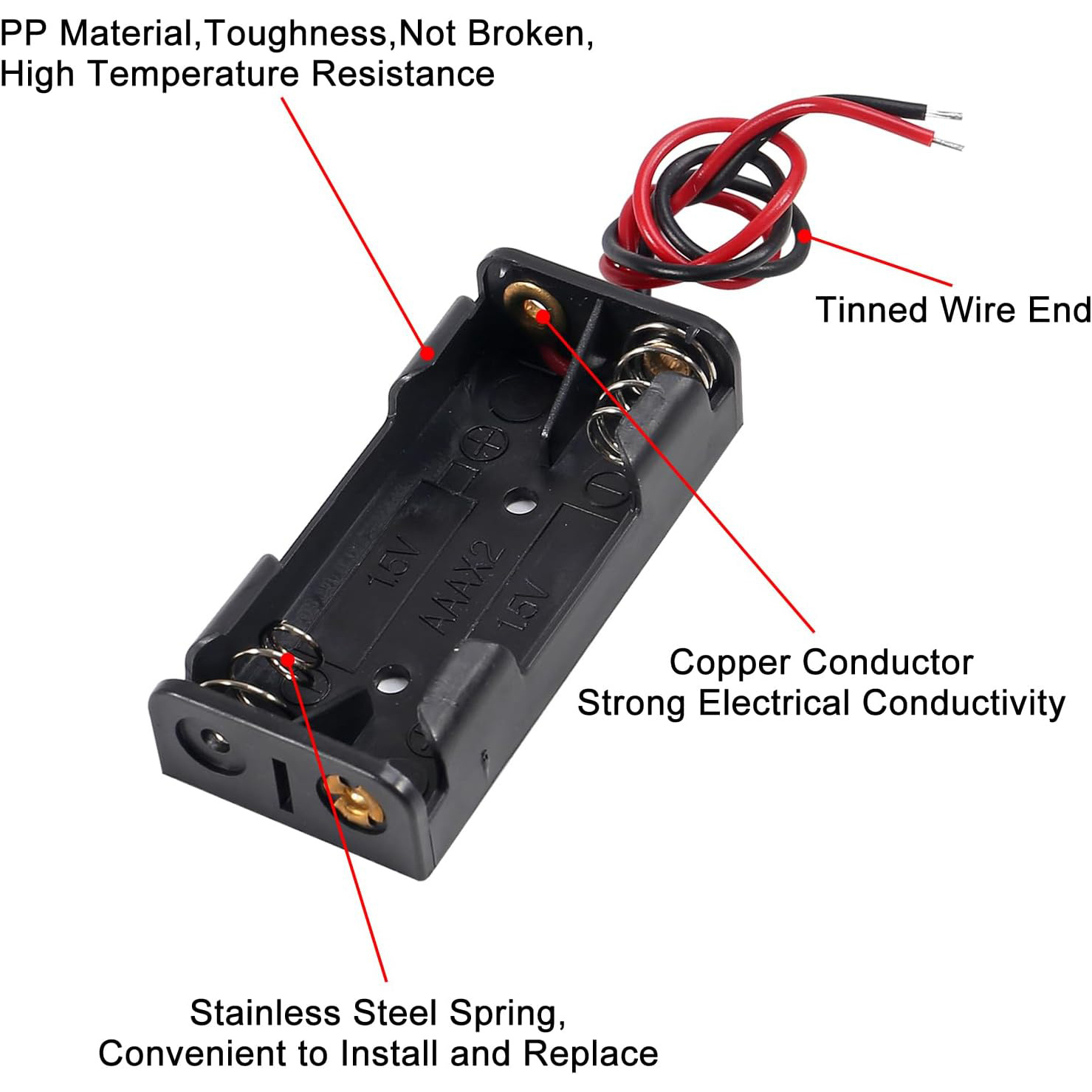 กล่องใส่ถ่าน AAA 10 ชิ้น สำหรั - Unique Electronics Gadgets บทวิจารณ์และราคา