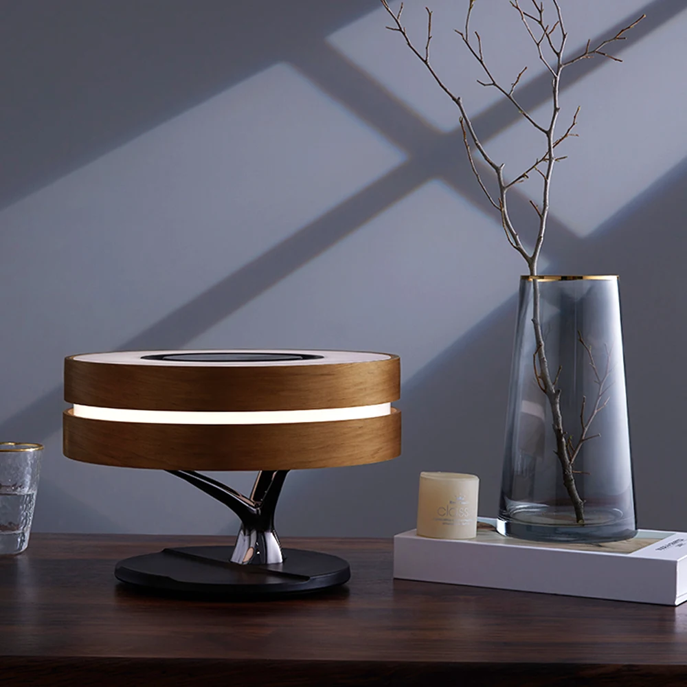 ที่ชาร์จแบบไร้สายโคมไฟและลำโพง - Smart Electronics Gadgets For Home บทวิจารณ์และราคา