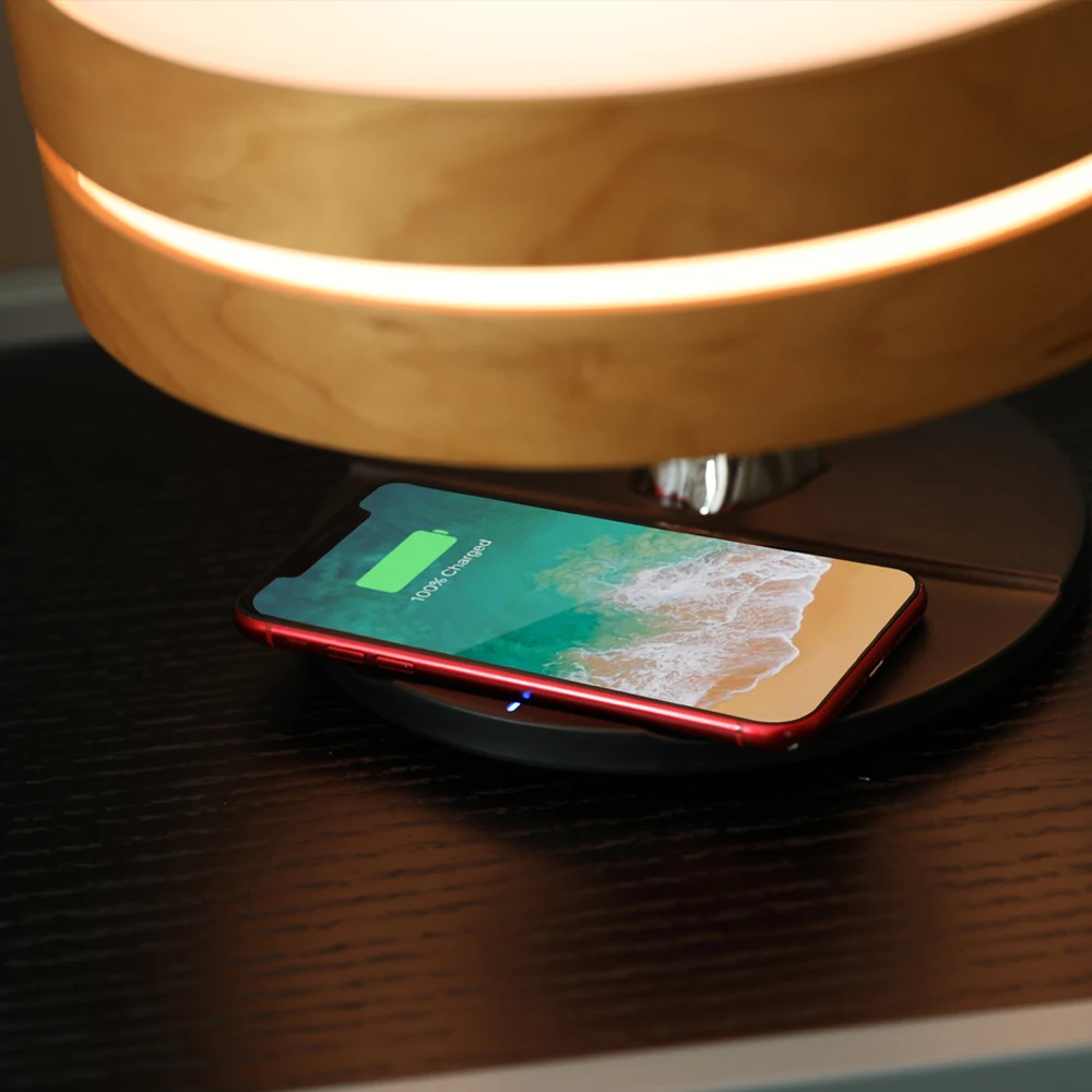ที่ชาร์จแบบไร้สายโคมไฟและลำโพง - Smart Electronics Gadgets For Home บทวิจารณ์และราคา