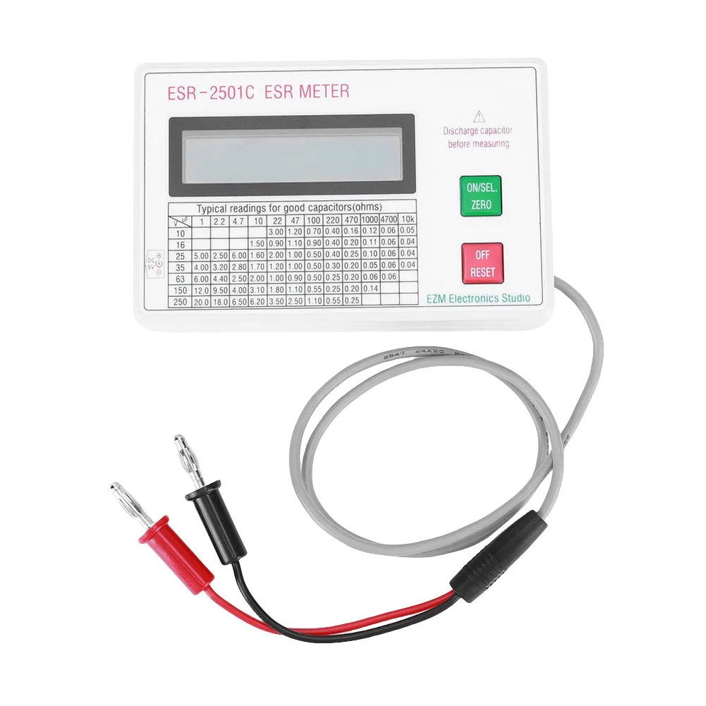 1 ชุด ESR2501C เครื่องทดสอบตัว - Electronics Quiz บทวิจารณ์และราคา