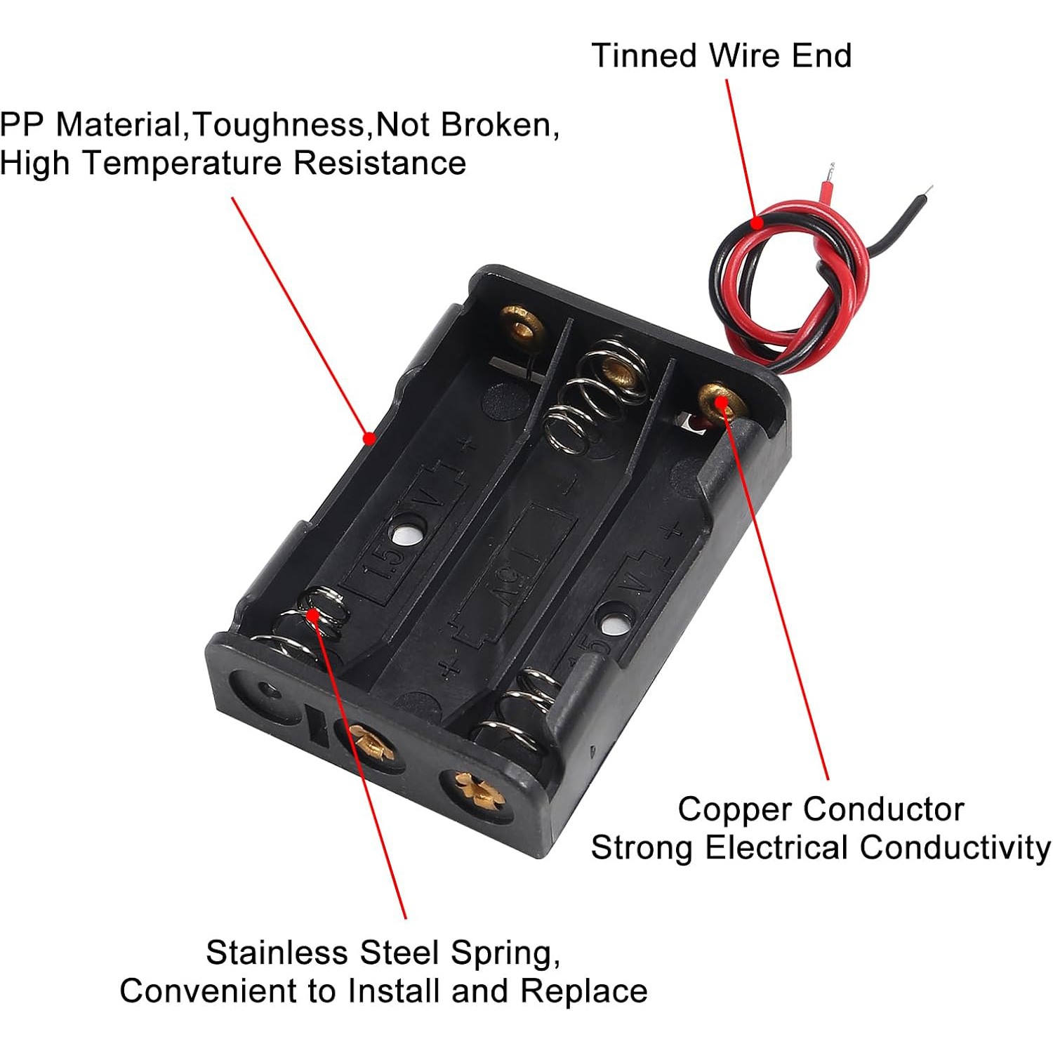 กล่องใส่ถ่าน AAA 10 ชิ้น สำหรั - Unique Electronics Gadgets บทวิจารณ์และราคา